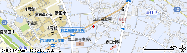 飯塚パーツ株式会社　田川営業所周辺の地図