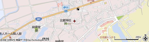 福岡県飯塚市伊川457周辺の地図