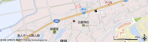 福岡県飯塚市伊川435周辺の地図