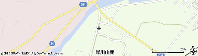 福岡県みやこ町（京都郡）犀川山鹿周辺の地図