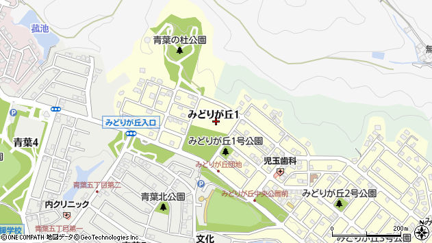〒813-0021 福岡県福岡市東区みどりが丘の地図