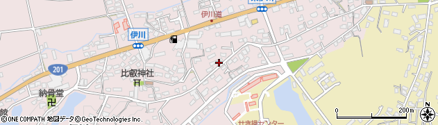 福岡県飯塚市伊川497周辺の地図