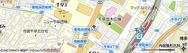 福岡市東区パソコン教室周辺の地図