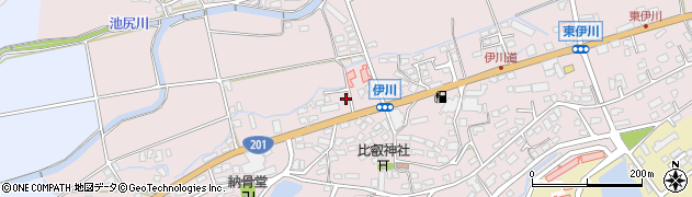 福岡県飯塚市伊川309-5周辺の地図