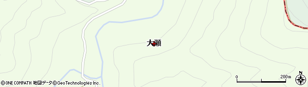 和歌山県白浜町（西牟婁郡）大瀬周辺の地図