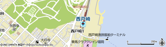 西戸崎駅周辺の地図