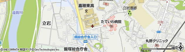 嘉穂東高校周辺の地図