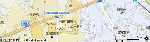 ダイソーメルクス田川店周辺の地図