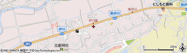 福岡県飯塚市伊川492周辺の地図