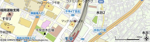 ドラッグストアコスモス千早駅店周辺の地図