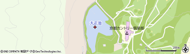 大正池周辺の地図