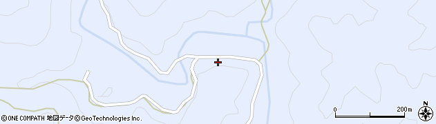 徳島県海陽町（海部郡）浅川（オハタケ）周辺の地図
