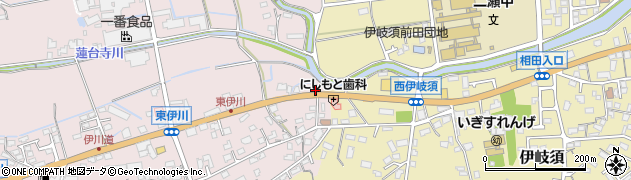 福岡県飯塚市伊川607周辺の地図