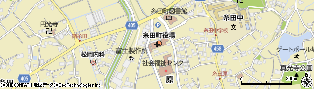 糸田町役場　建築課周辺の地図