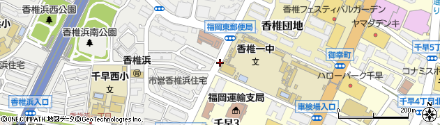 福岡運輸支局前周辺の地図