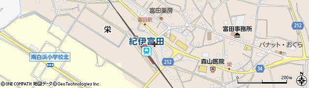 中田公益社周辺の地図