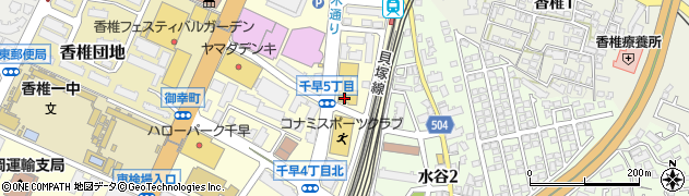 Ｖｏｌｋｓｗａｇｅｎ福岡東周辺の地図