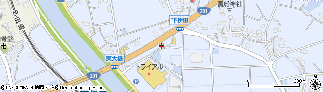 すき家２０１号田川店周辺の地図
