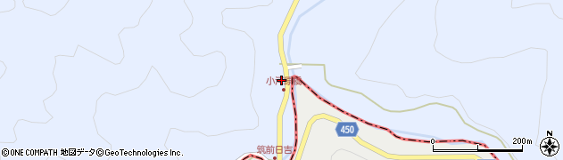 福岡県宮若市三ケ畑1667周辺の地図