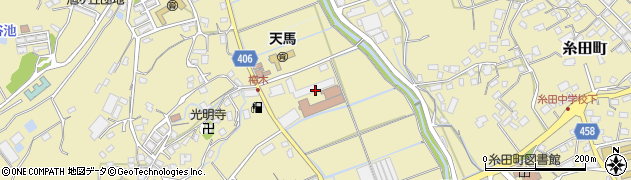 福岡県田川郡糸田町1704-1周辺の地図