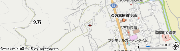 愛媛県上浮穴郡久万高原町久万1318周辺の地図
