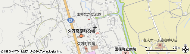愛媛信用金庫久万支店周辺の地図