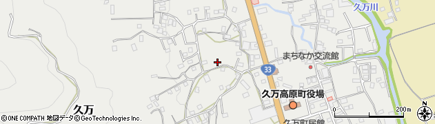 愛媛県上浮穴郡久万高原町久万1250周辺の地図