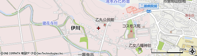 福岡県飯塚市伊川1194周辺の地図
