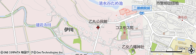 福岡県飯塚市伊川1196周辺の地図