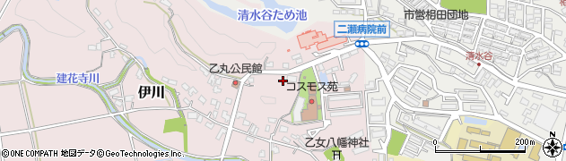 福岡県飯塚市伊川1203周辺の地図