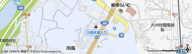 セブンイレブン飯塚川島バイパス店周辺の地図