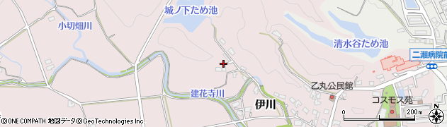 福岡県飯塚市伊川1053周辺の地図