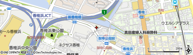 ミニストップ福岡香椎浜４丁目店周辺の地図