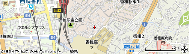 香椎駅東3号公園周辺の地図