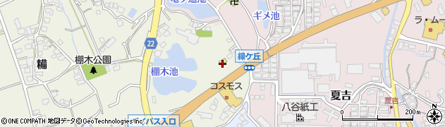 ローソン田川糒店周辺の地図