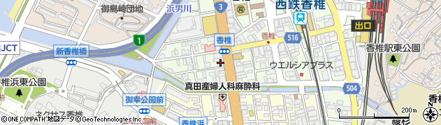 新生堂薬局　東店周辺の地図