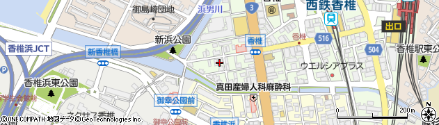 質ショップ吉村　香椎店周辺の地図