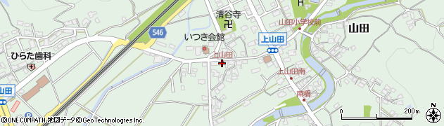 上山田周辺の地図