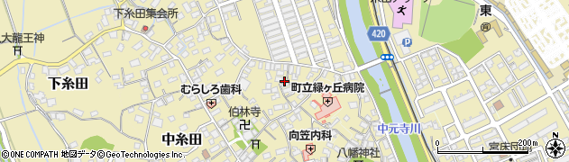 福岡県田川郡糸田町3084-2周辺の地図