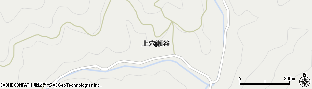 徳島県海部郡海陽町相川上穴瀬谷周辺の地図