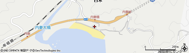 徳島県海部郡牟岐町内妻白木62周辺の地図