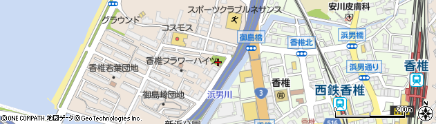御島崎公園周辺の地図