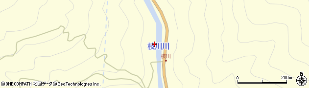 枝川川周辺の地図