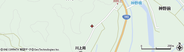 徳島県海陽町（海部郡）神野（高尾）周辺の地図