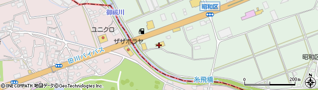 九州筑豊ラーメン山小屋 香春本店周辺の地図