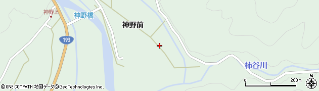 徳島県海陽町（海部郡）神野（神野前下）周辺の地図