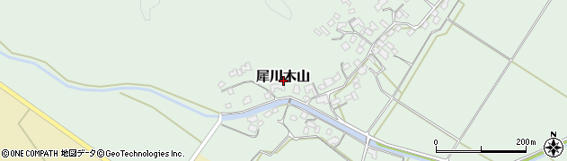 福岡県京都郡みやこ町犀川木山周辺の地図