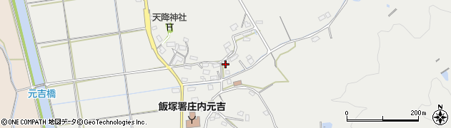 福岡県飯塚市庄内元吉160周辺の地図