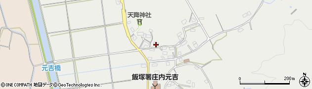 福岡県飯塚市庄内元吉312周辺の地図