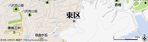 福岡市役所住宅都市局関係機関等　三日月山霊園周辺の地図